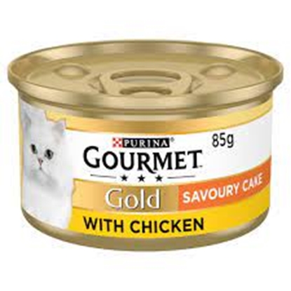 Picture of Gourmet Gold Savoury Cake Chicken Wet Adult Cat Food 85g